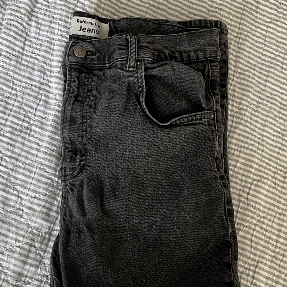 Reformation Black Jeans